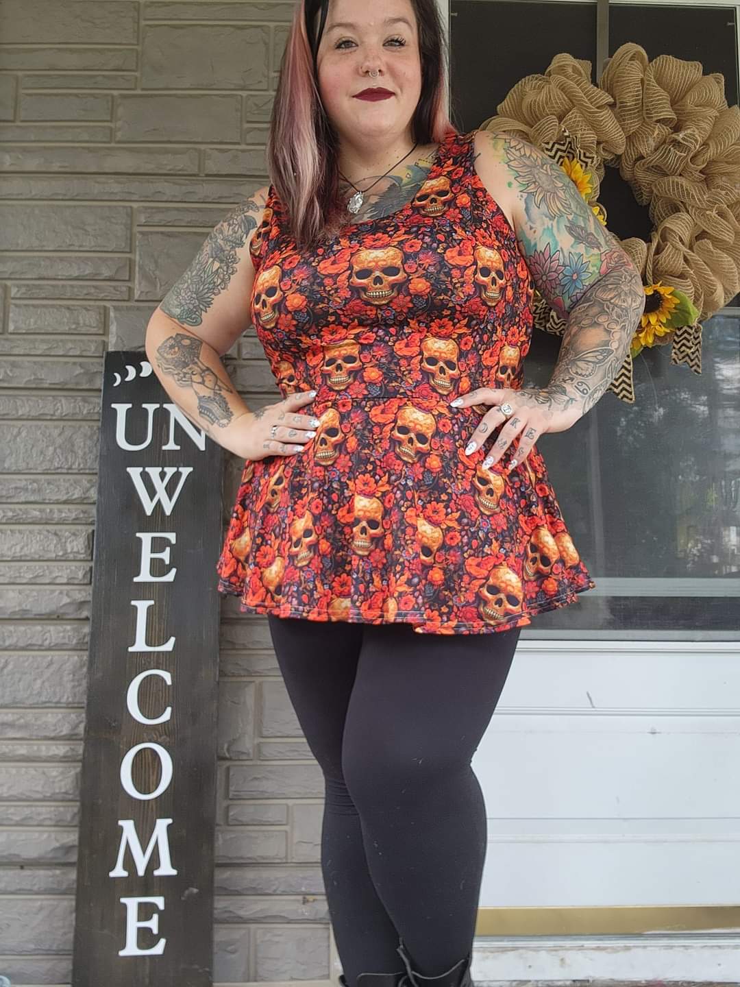 Floral Skulls