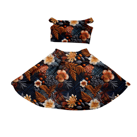 Fall Floral and Plaid