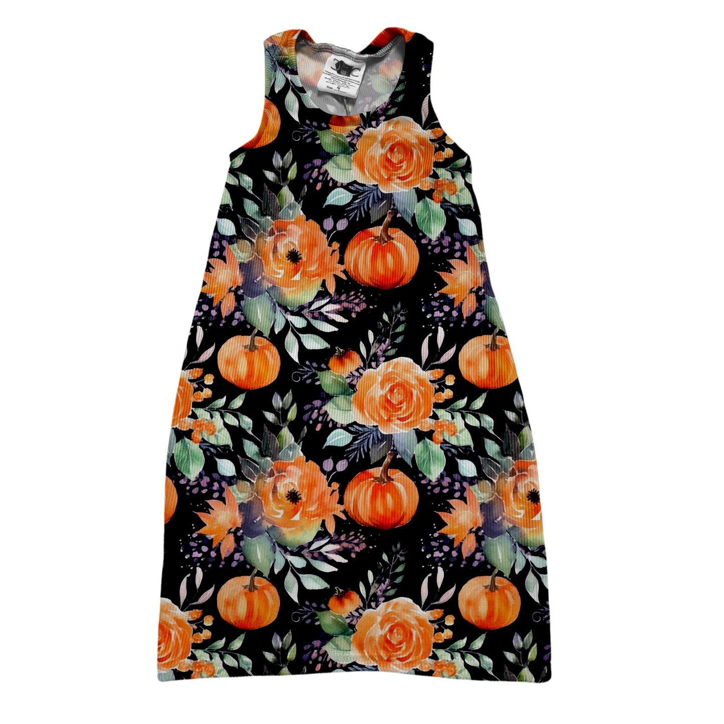 Halloween Floral Pumpkin